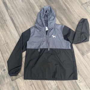 Pink Victoria’s Secret Gray/Blk Windbreaker‎ XS/S